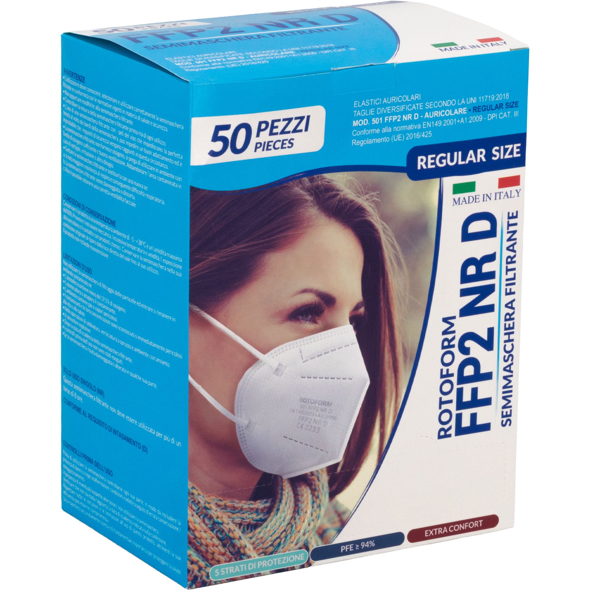 151148 501 FFP2 NRD BIANCO - 2